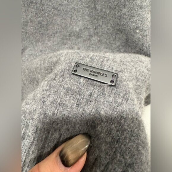 THE KOOPLES wool & Cashmere SWEATER- FITS LIKE SMALL - Picture 3 of 7